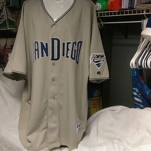 Authentic San Diego Padres Baseball Jersey Blank